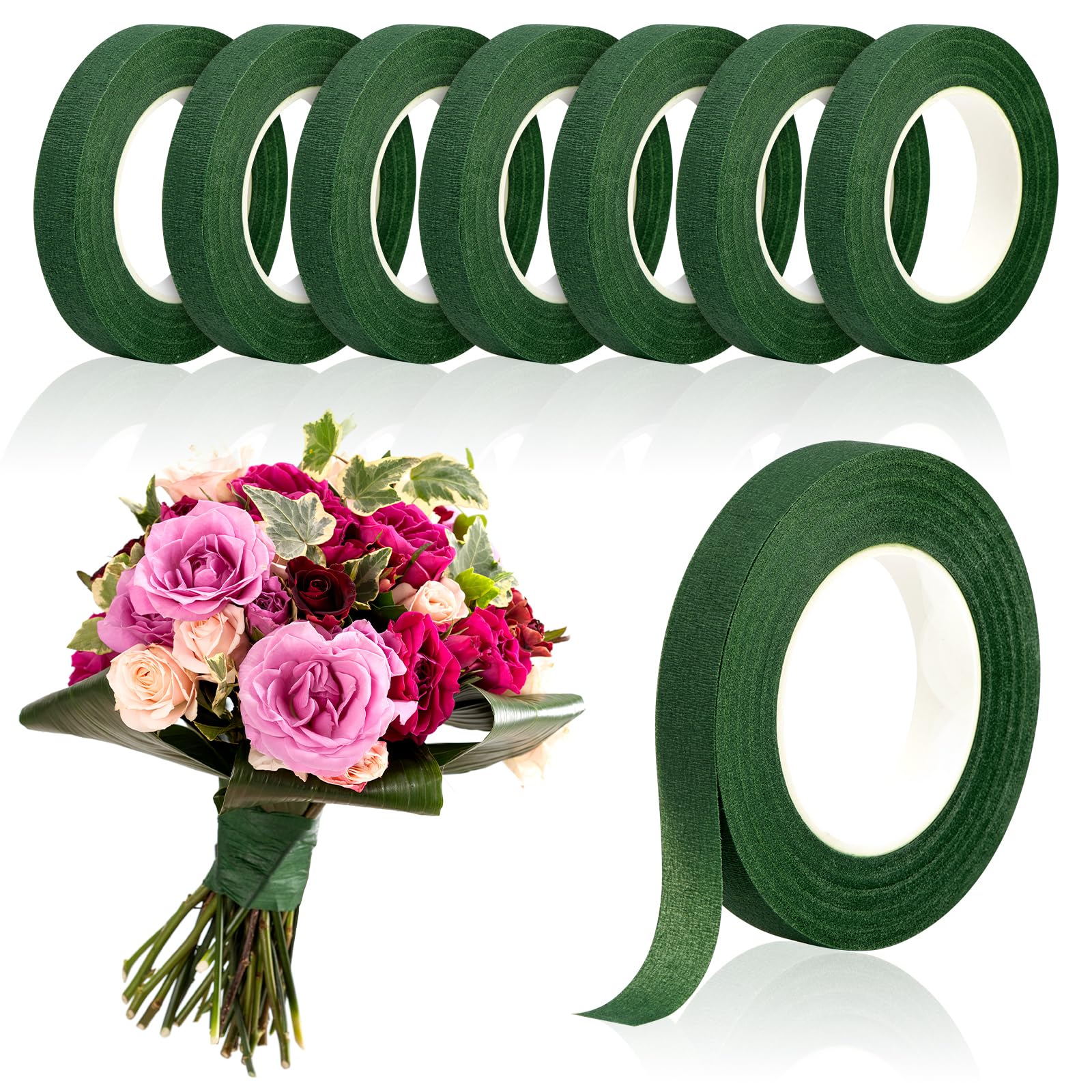 Florist Flower Supply - 20 ярдов зеленой ленты для букетов,